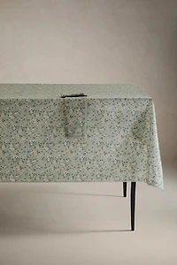 WILDFLOWER TABLECLOTH WITH LACE TRIM