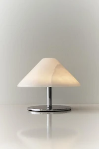 LAMPE DE TABLE SANS FIL EN ALBÂTRE