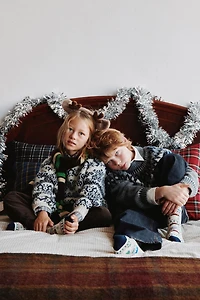 PRINTED WOOL BLEND JUMPER