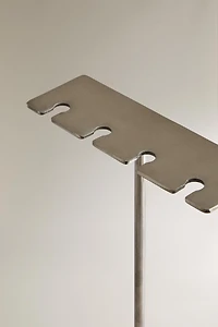 SUPPORT ACIER ACCESSOIRES CHEMINÉE