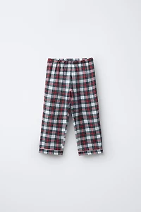 3-6 YEARS / FLANNEL PLAID PAJAMAS