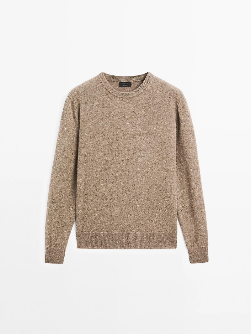 100% cashmere long sleeve sweater