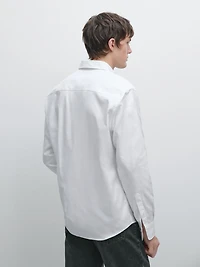Regular fit textured shirt