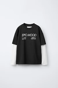 TEXT PRINT T-SHIRT