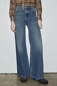 JEAN ZW COLLECTION FLARE TAILLE BASSE PLIS