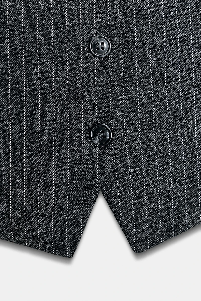 PINSTRIPE VEST TOP