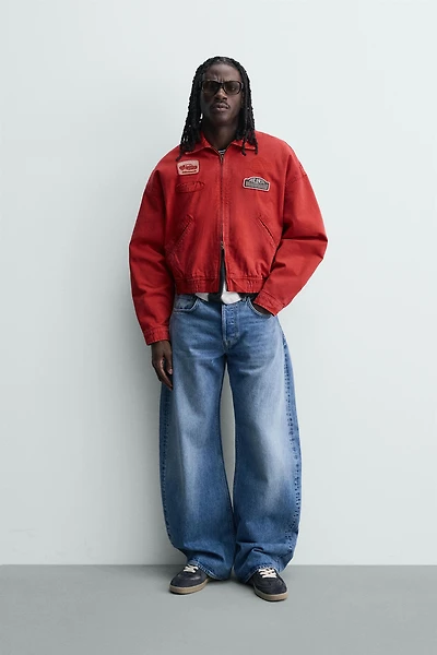BOXY FIT PATCH JACKET