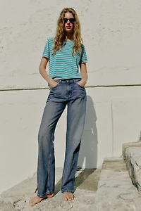 STRIPED KNIT TOP