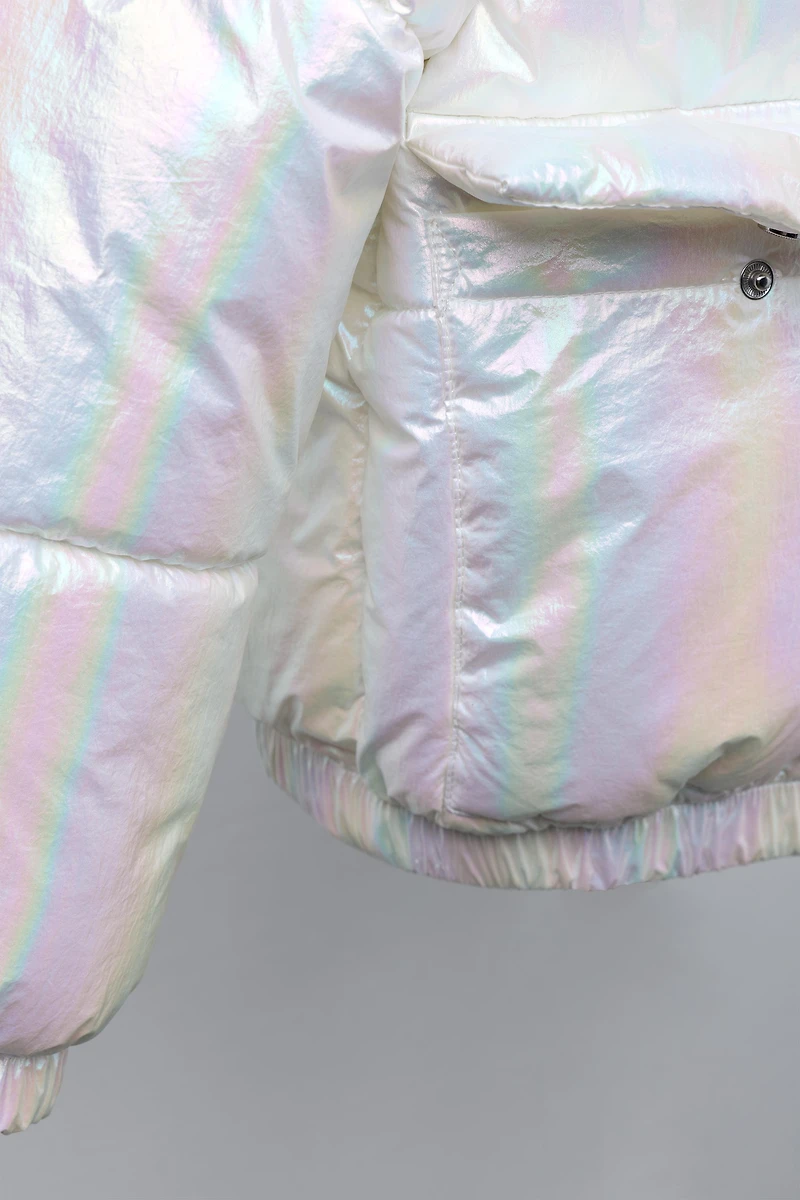 SHINY FINISH PUFFER JACKET