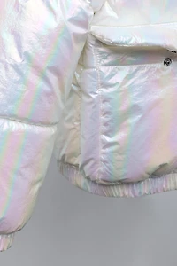 SHINY FINISH PUFFER JACKET