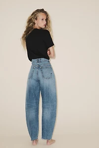 JEAN BARREL TRF TAILLE HAUTE