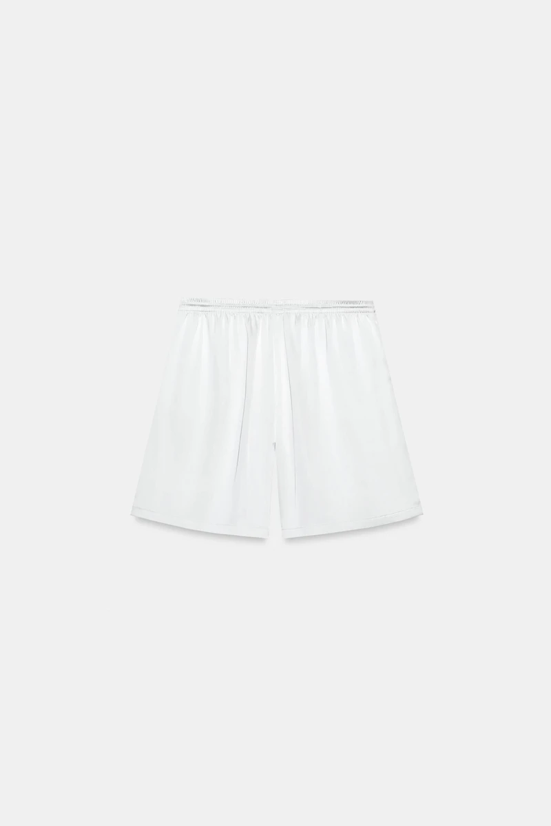 SATIN EFFECT STOPPER SHORTS