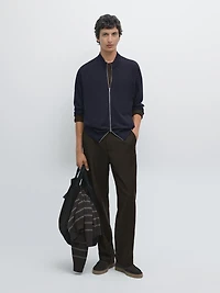 Cardigan 100 % laine mérinos à fermeture Éclair