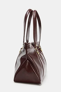 METAL DETAIL SHOULDER BAG