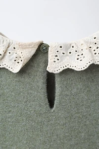 LACE KNIT JUMPER