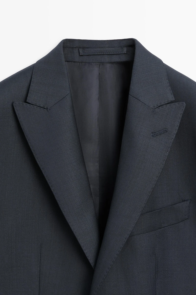 100% wool suit blazer