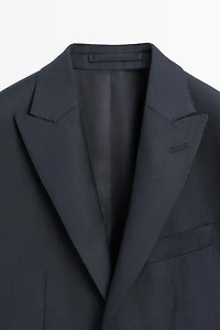 100% wool suit blazer