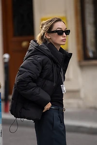 SHORT WATER AND WIND PROTECTION ANORAK WITH HOODIE