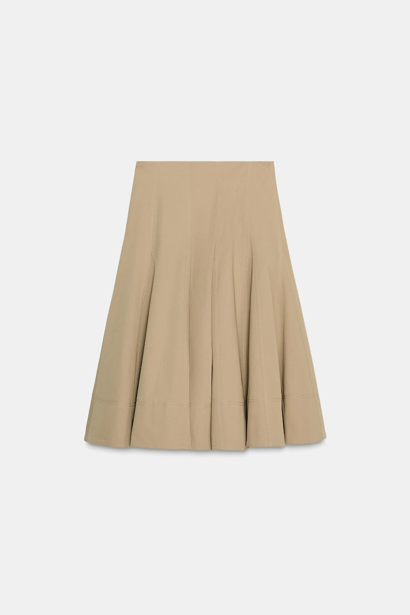 TRENCH MIDI SKIRT ZW COLLECTION