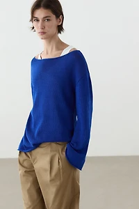 100% mercerised cotton sweater