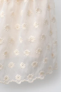 JUPE BRODERIES DENTELLE