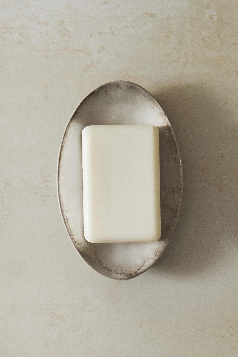 SHINY CERAMIC SOAP DISH