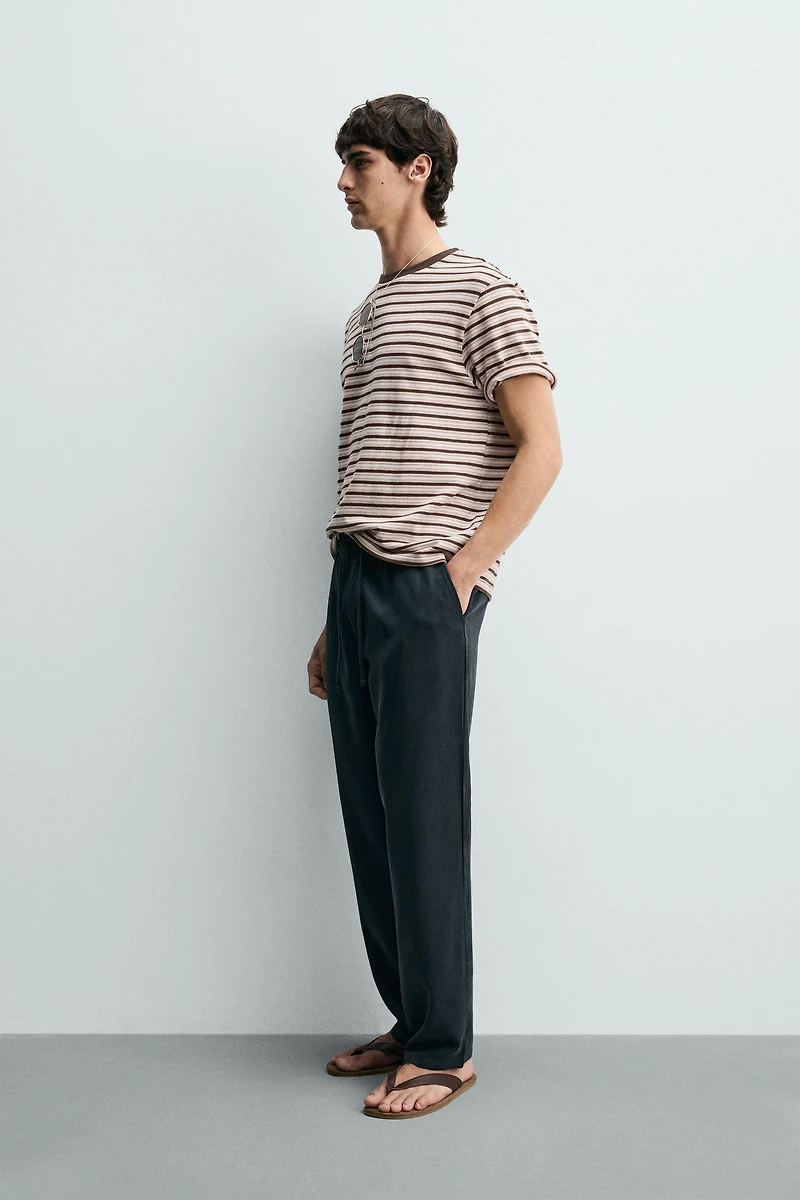 100% LYOCELL REGULAR FIT PANTS