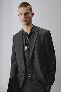 VESTE DE COSTUME À RAYURES