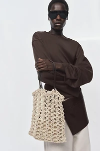 MINI SAC SHOPPER EN CROCHET