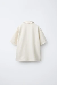 TEXTURED KNIT SHIRT