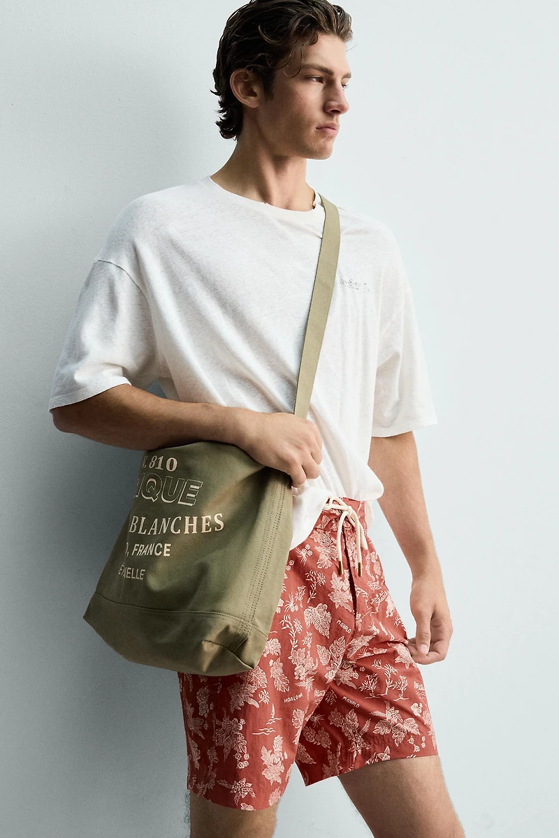 FABRIC SHOPPER BAG