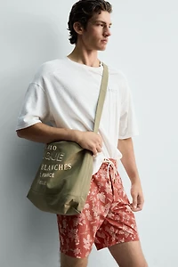 FABRIC SHOPPER BAG