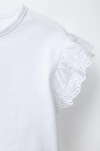 SWISS EMBROIDERY T-SHIRT