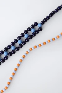 PACK OF TWO BEAD NECKLACES