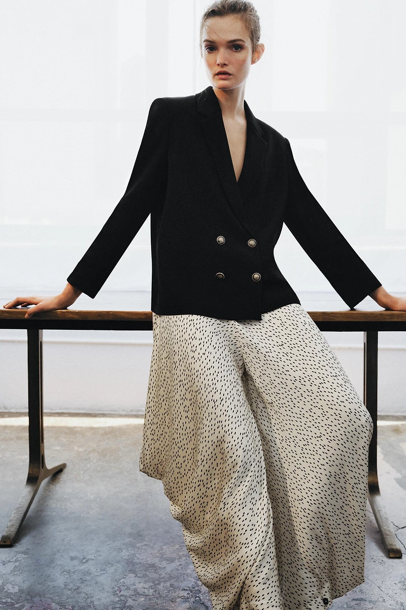 ZW COLLECTION STRAIGHT BUTTON BLAZER