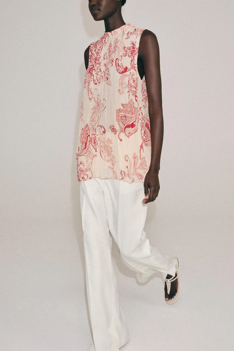 ZW COLLECTION PRINTED TOP