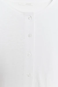 BUTTON-UP T-SHIRT