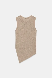 ASYMMETRIC KNIT TOP