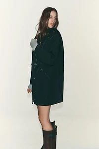 LONG HOODED JACKET