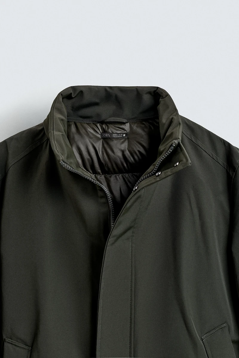 DETACHABLE WATER REPELLENT TECHNICAL PARKA