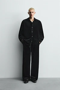PANTALON COUPE DÉCONTRACTÉE EN VELOURS