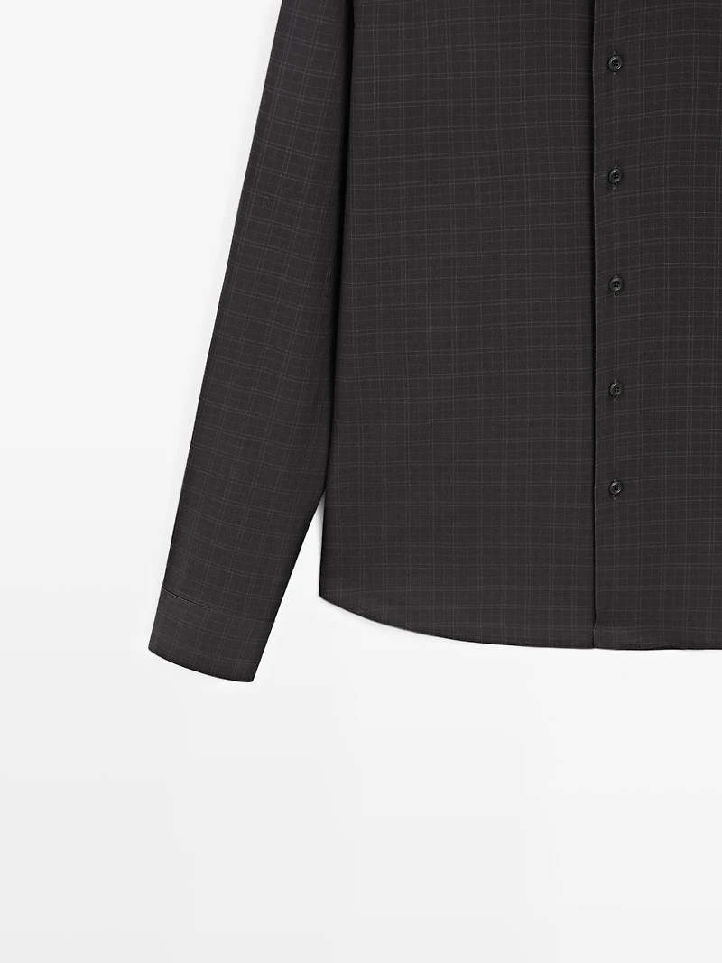 Chemise à carreaux regular fit