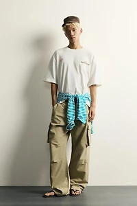 RELAXED FIT COMBINATION GRAPHIC T-SHIRT