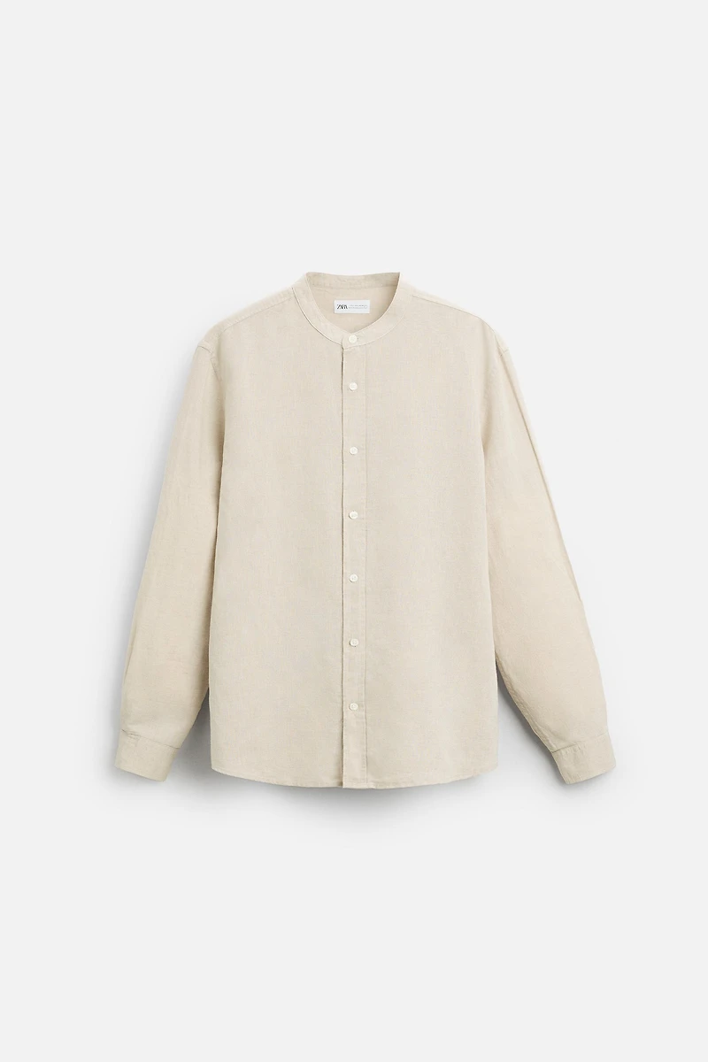 CHEMISE EN LIN ET COTON