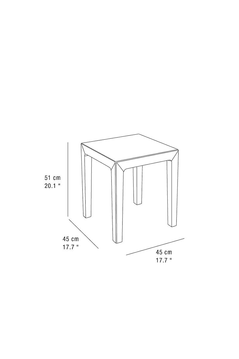 DARK WOODEN SIDE TABLE