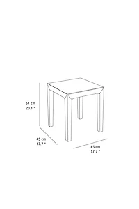 DARK WOODEN SIDE TABLE