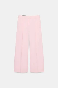 PLEATED CHINO PANTS