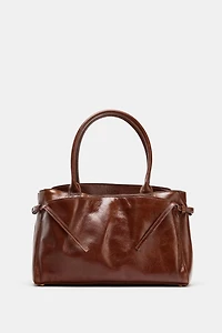 LEATHER CITY BAG