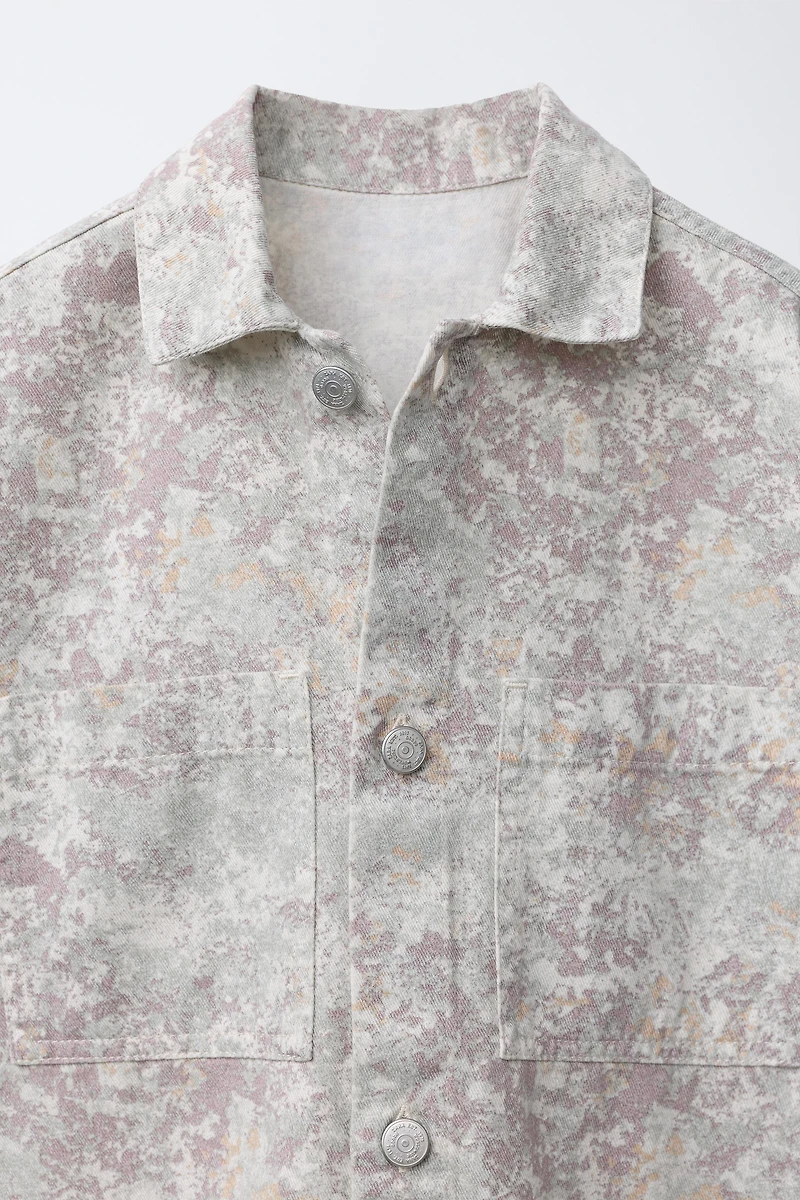 PRINTED TWILL SHIRT