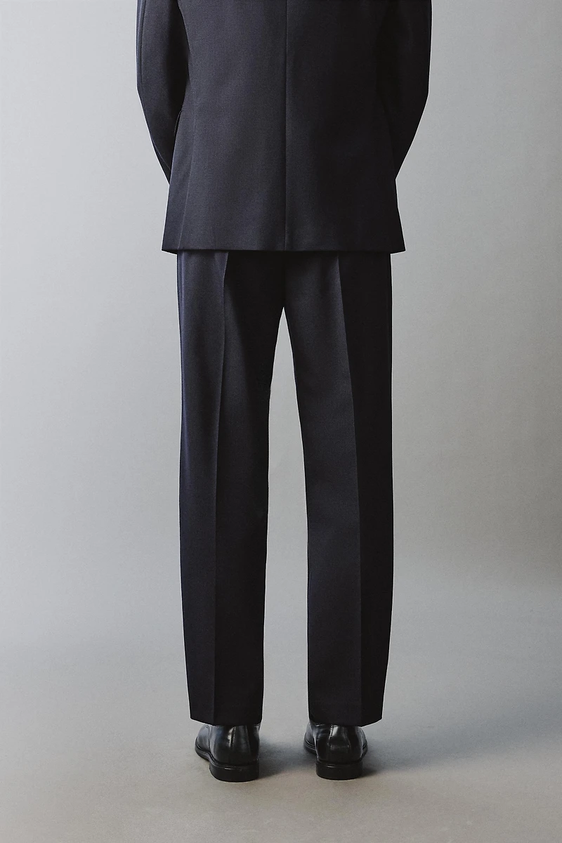 PANTALON DE COSTUME 100% LAINE